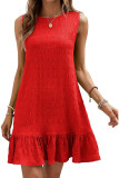 Versatile Sleeveless Round Neck Dress