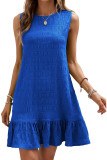 Versatile Sleeveless Round Neck Dress