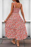 Sleeveless Flower Printed Camisole Dress