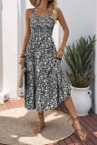 Sleeveless Flower Printed Camisole Dress