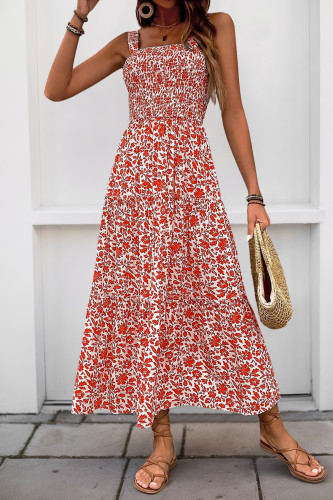 Sleeveless Flower Printed Camisole Dress