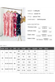 Elegant Printed Ruffle Edge Sleeveless Dress