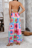 Bohemian Print Versatile Wide Leg Pants