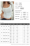 Solid Color Lace U-Neck Slim Fit T-Shirt