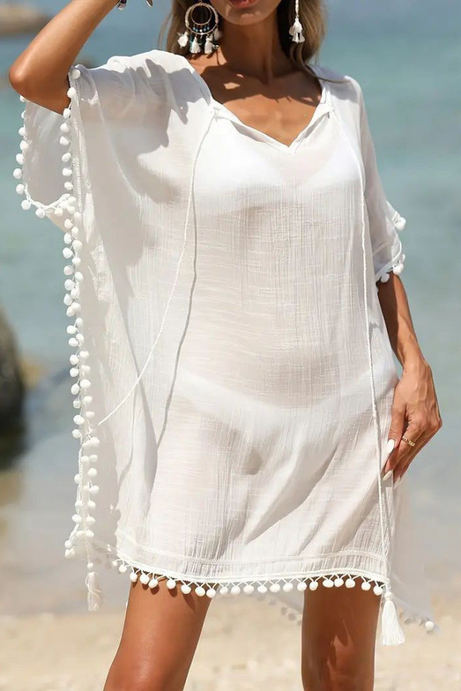 Hairball Lace Vacation Style Beach Skirt