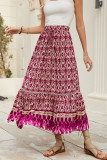 Bohemian Beach Vacation Style Short Skirt