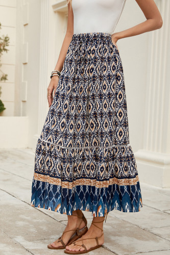 Bohemian Beach Vacation Style Short Skirt