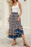 Bohemian Beach Vacation Style Short Skirt