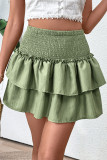 Hundred Fold Double-Layer Ruffled Skirt