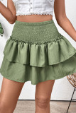 Hundred Fold Double-Layer Ruffled Skirt