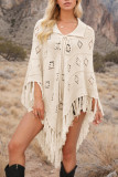 Versatile Tassel Pullover Sweater Knit Top