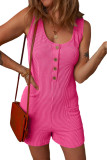Casual Striped Sleeveless Vest Jumpsuit