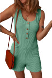 Casual Striped Sleeveless Vest Jumpsuit