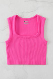 Square Neck Thread Yoga Sports Quick Drying Vest