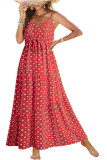 Bohemian Sleeveless Printed Beach Dress