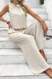 Sleeveless Vest Casual Pants Two-Piece Set