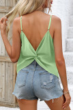 Solid Color Camisole Backless Versatile Vest
