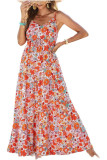 Bohemian Sleeveless Printed Beach Dress