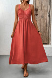 Sleeveless Camisole Casual Pleated Dress