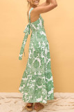 Bohemian Loose Suspender Beach Dress