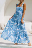 Bohemian Loose Suspender Beach Dress