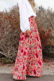 Fashion Printed Loose Chiffon Skirt