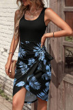 Printed Camisole Sleeveless Beach Dress