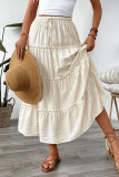 New High Waisted Solid Color Skirt