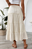 New High Waisted Solid Color Skirt