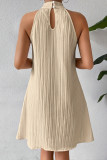 Summer Hanging Neck Loose Sleeveless Dress