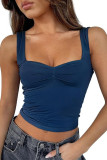 Fashion Square Neck Sleeveless Camisole Vest