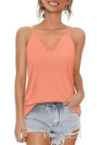 V-Neck Lace Loose Casual Camisole Vest