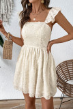 Flying Sleeve Backless Camisole Dress
