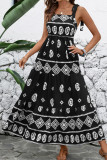 Ethnic Style Printed Sleeveless Camisole Dress