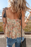 Lotus Leaf Edge Sleeveless Camisole Vest