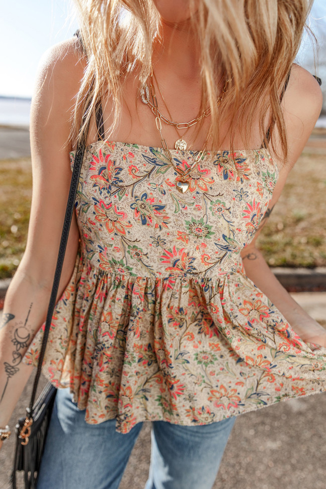 Lotus Leaf Edge Sleeveless Camisole Vest