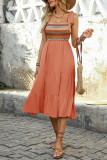 Ethnic Style Summer Sleeveless Camisole Dress