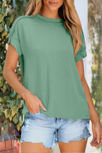 Summer Round Neck Short Sleeved Loose T-Shirt