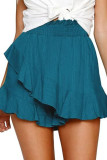 Summer Linen High Waisted Beach Shorts