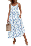 Flower Print Sleeveless Camisole Dress
