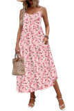 Flower Print Sleeveless Camisole Dress