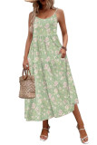 Flower Print Sleeveless Camisole Dress