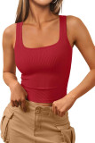 Solid Color Sleeveless Camisole Sports Yoga Vest