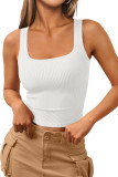 Solid Color Sleeveless Camisole Sports Yoga Vest