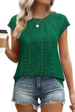 Loose Short Sleeved Round Neck Solid Color T-Shirt