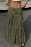 Summer Multi-Layer Cake Drawstring Skirt