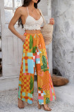 Bohemian Print Versatile Casual Beach Pants