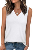 V-Neck Loose Sleeveless Casual Vest