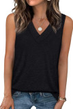 V-Neck Loose Sleeveless Casual Vest