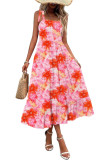 Summer Printed Sleeveless Camisole Dress